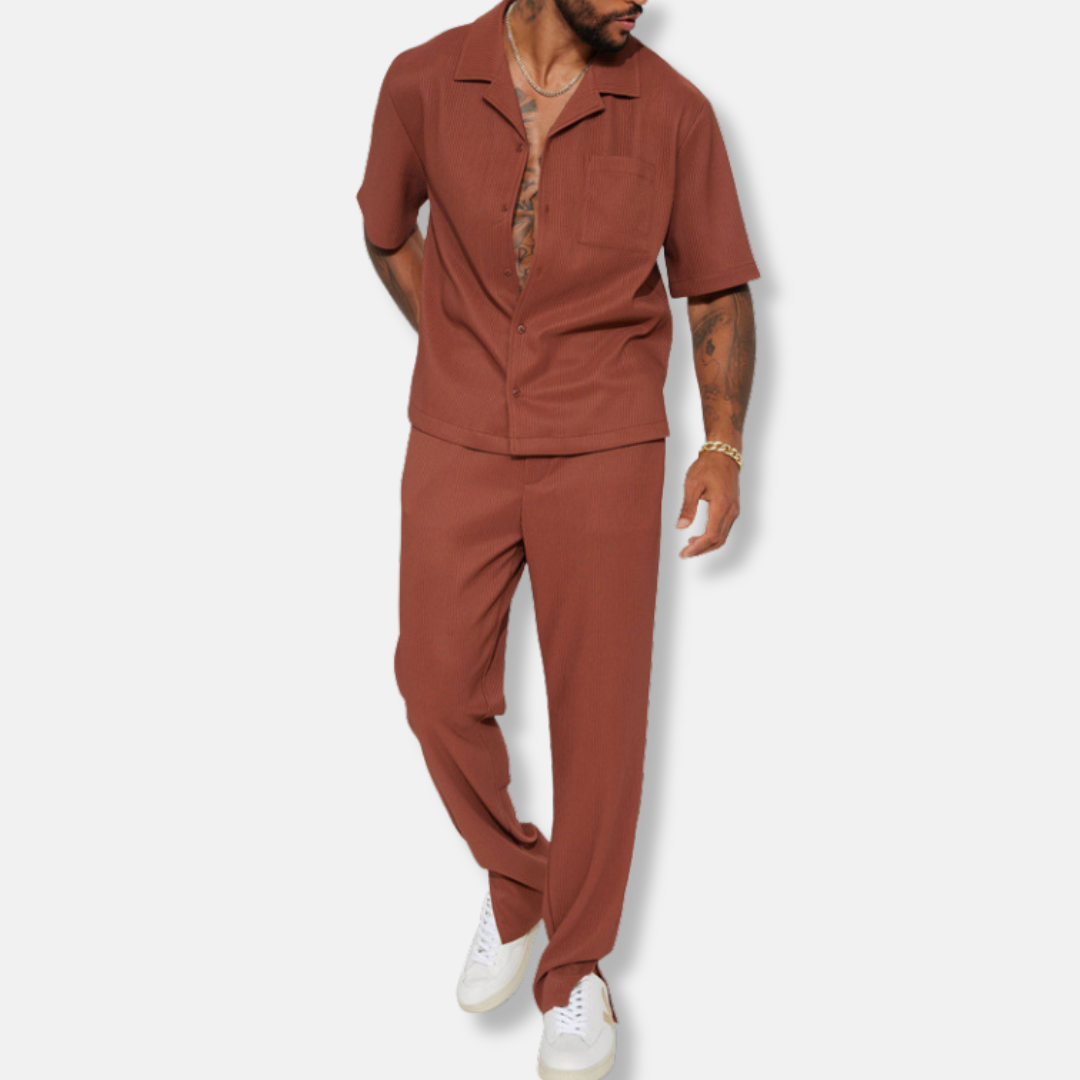 Men’s Short Sleeve Shirt Set