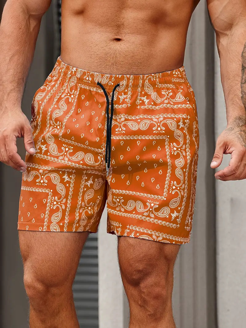 Men's Bandana Summer Shorts