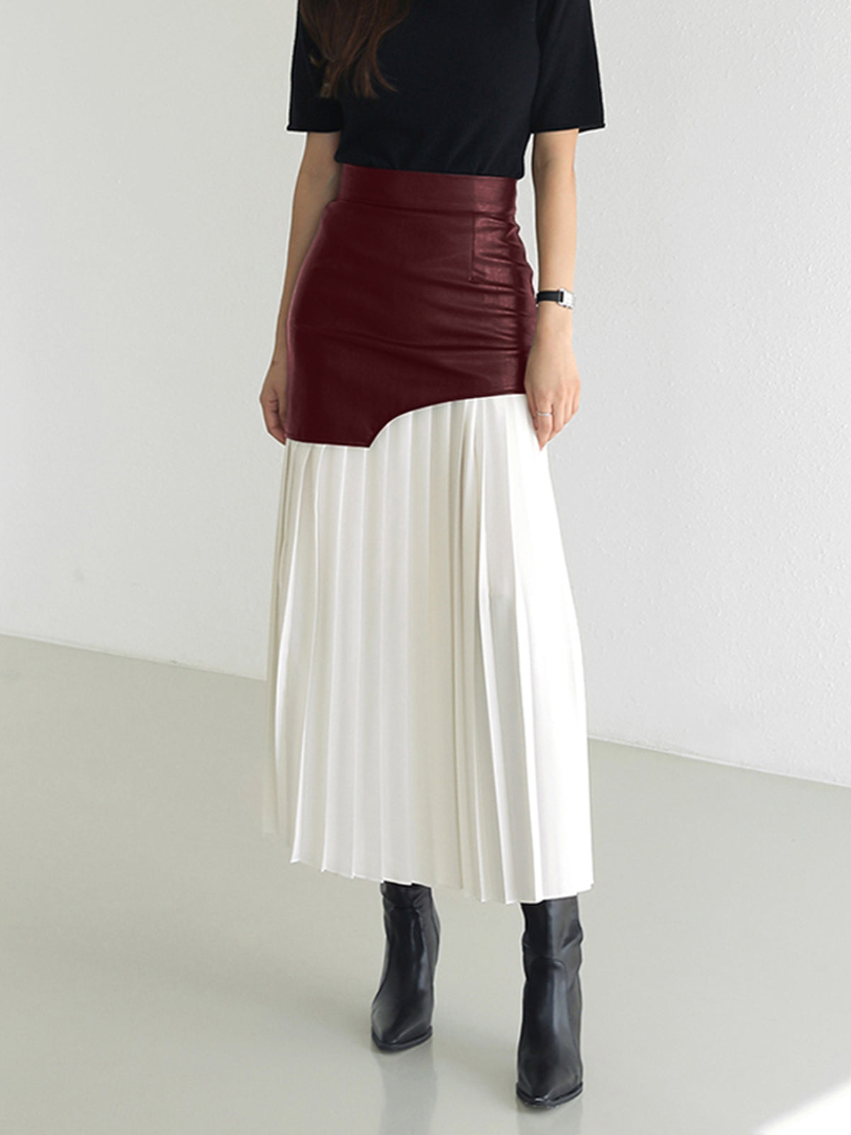 Pleated Maxi Skirt for Elegant Flowing Styling Looks