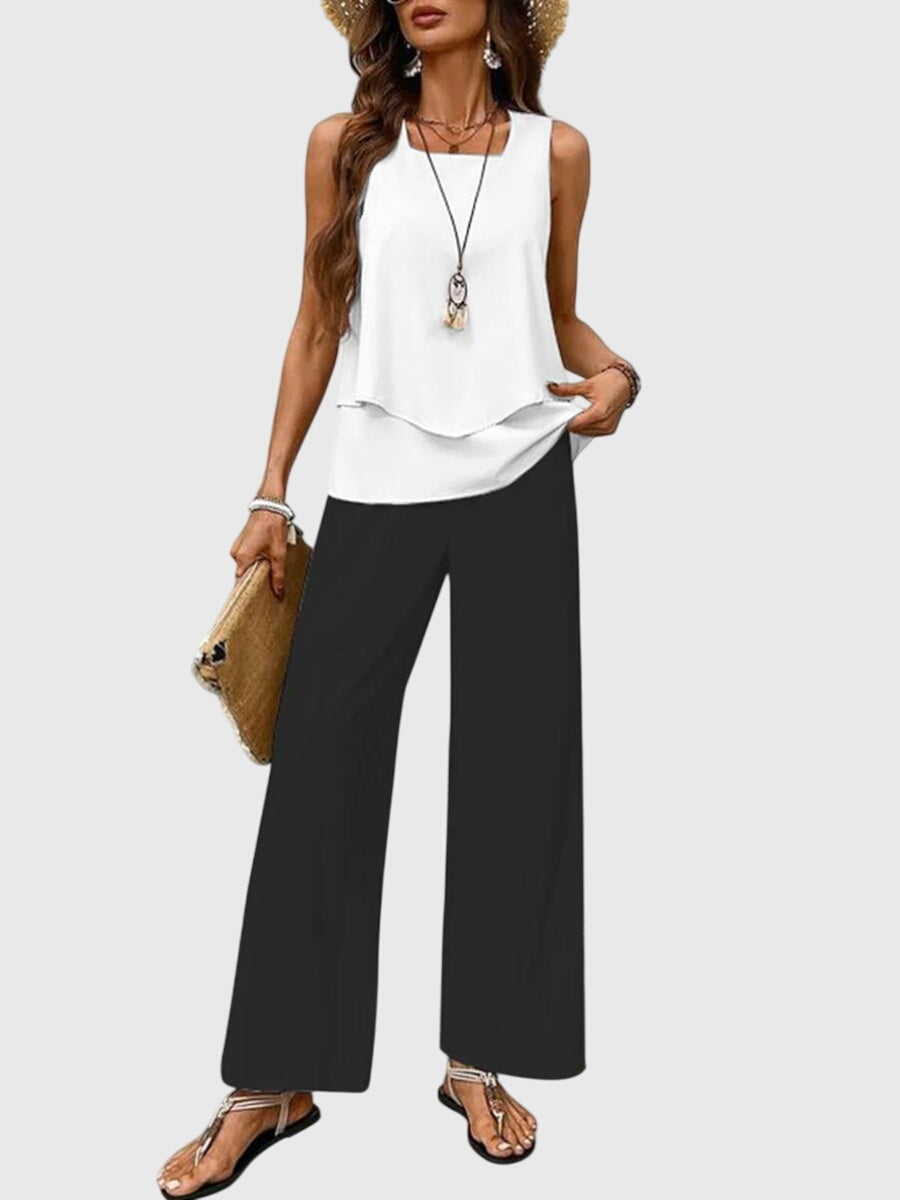 Elegant Two-Piece Summer Set