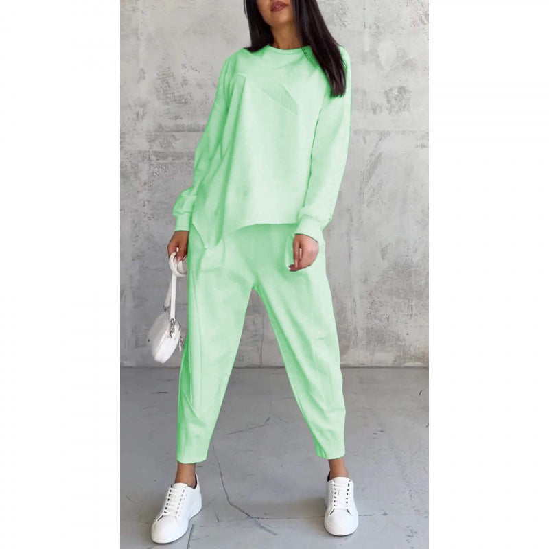 Asymmetrical Two-Piece Comfort Set