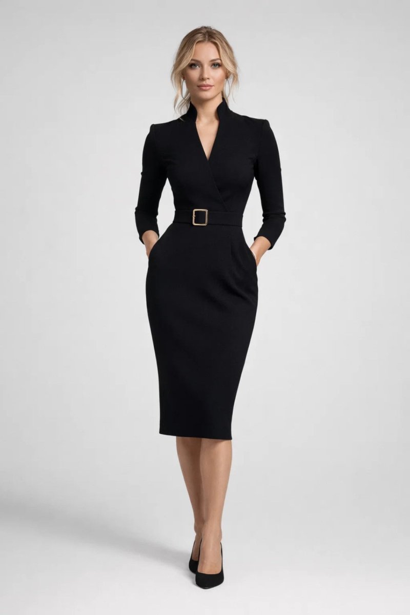 Elegant Midi Sheath Dress for Women