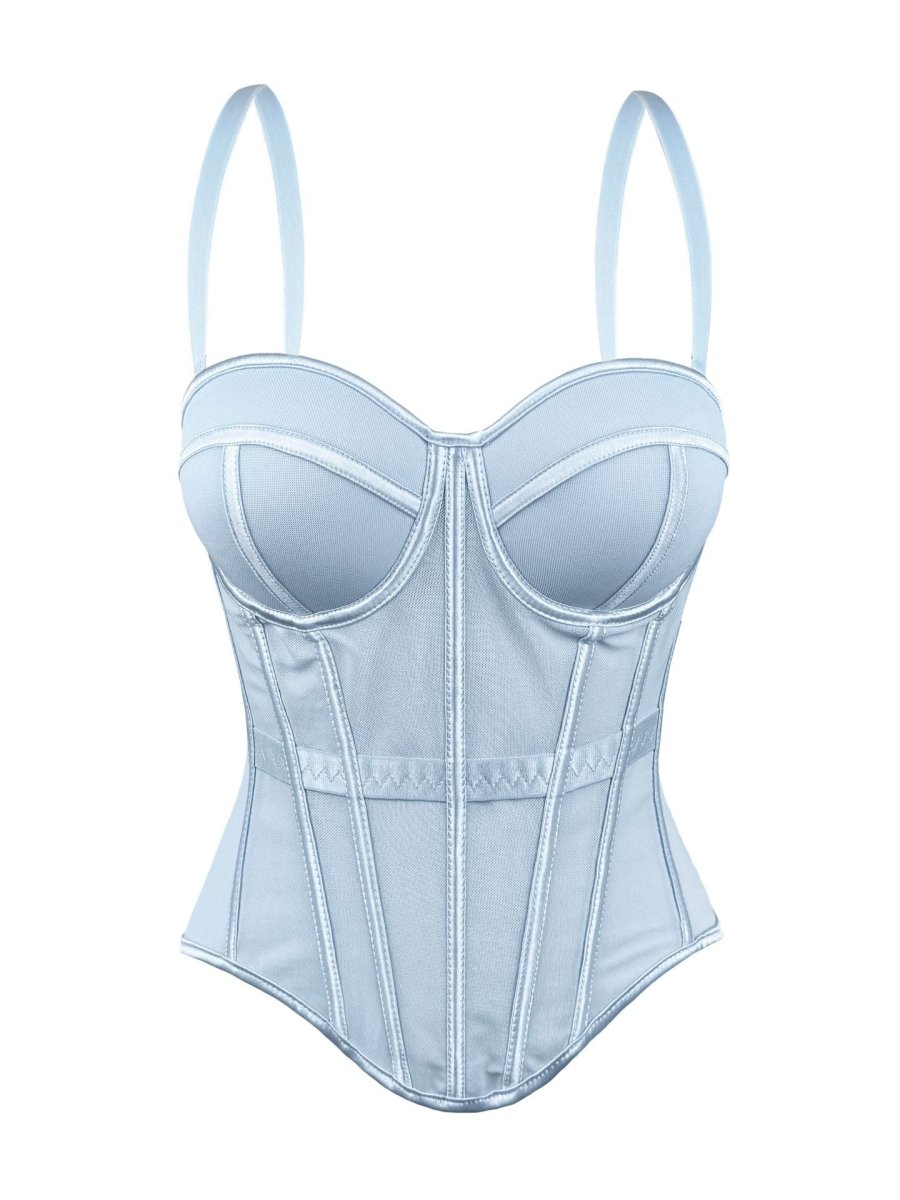 Shaping Corset Bustier with Straps for Sculpted Styling