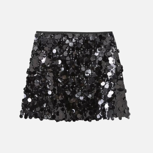 Sequin Mini Skirt for Elegant Party and Evening Looks