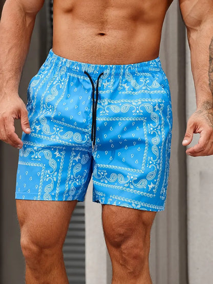 Men's Bandana Summer Shorts