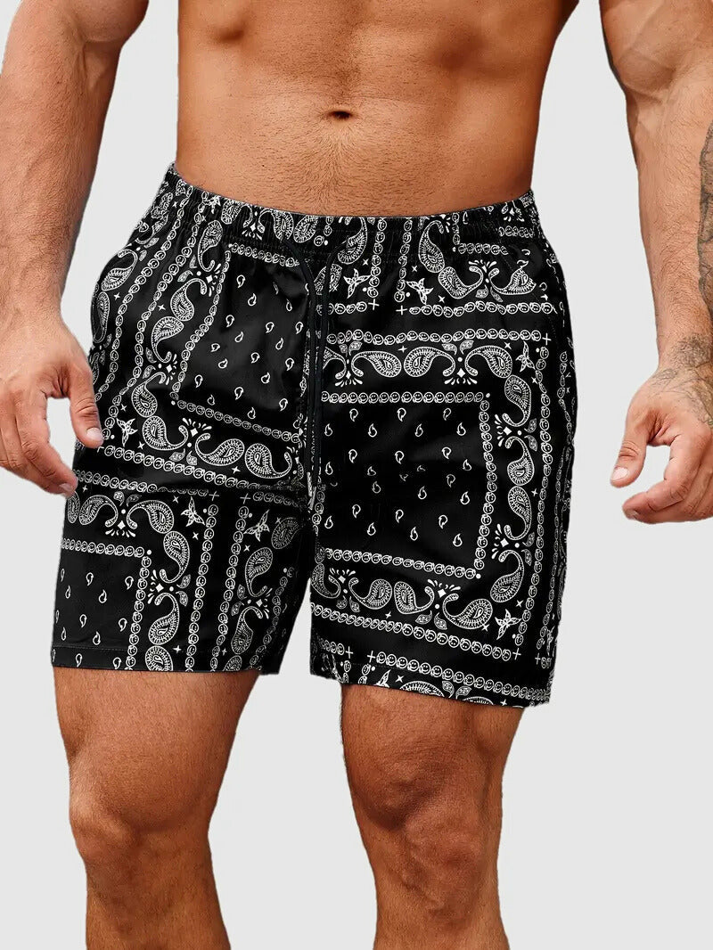 Men's Bandana Summer Shorts
