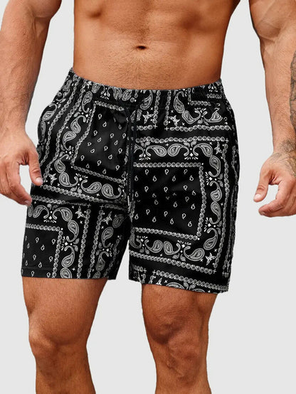 Men's Bandana Summer Shorts