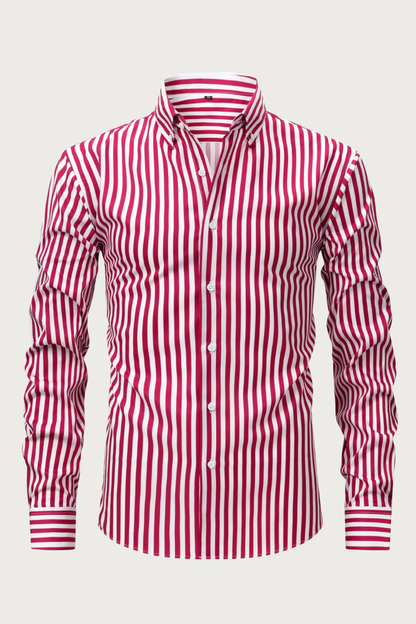 Men’s Striped Long Sleeve Shirt