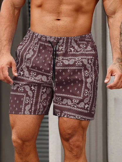 Men's Bandana Summer Shorts