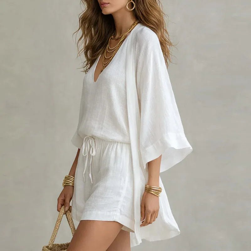 Linen Feel 3-Piece Summer Set
