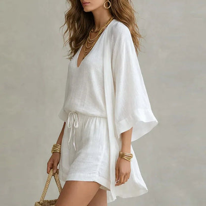 Linen Feel 3-Piece Summer Set