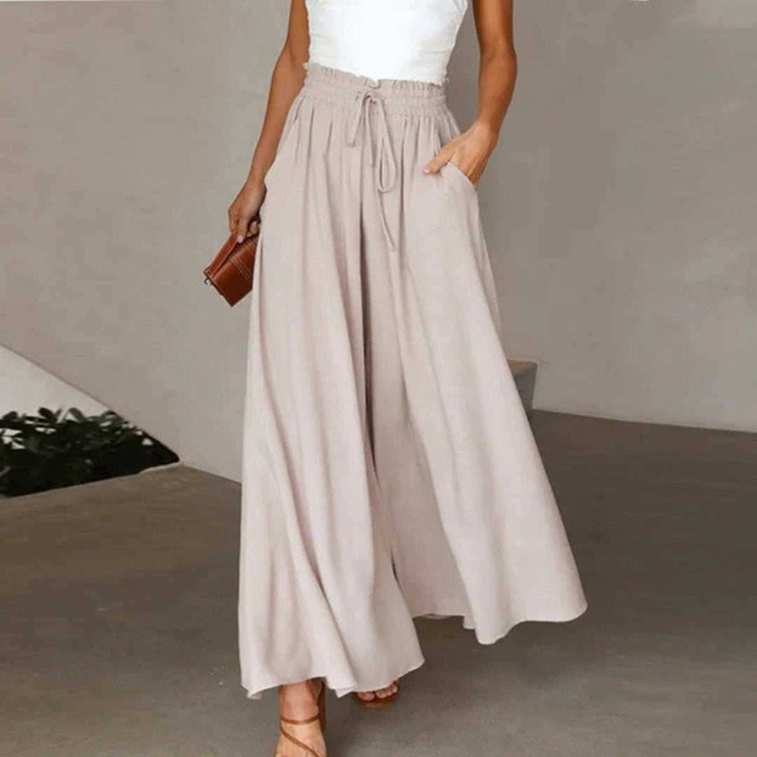 Maxi A-Line Skirt for Elegant Feminine Styling Looks