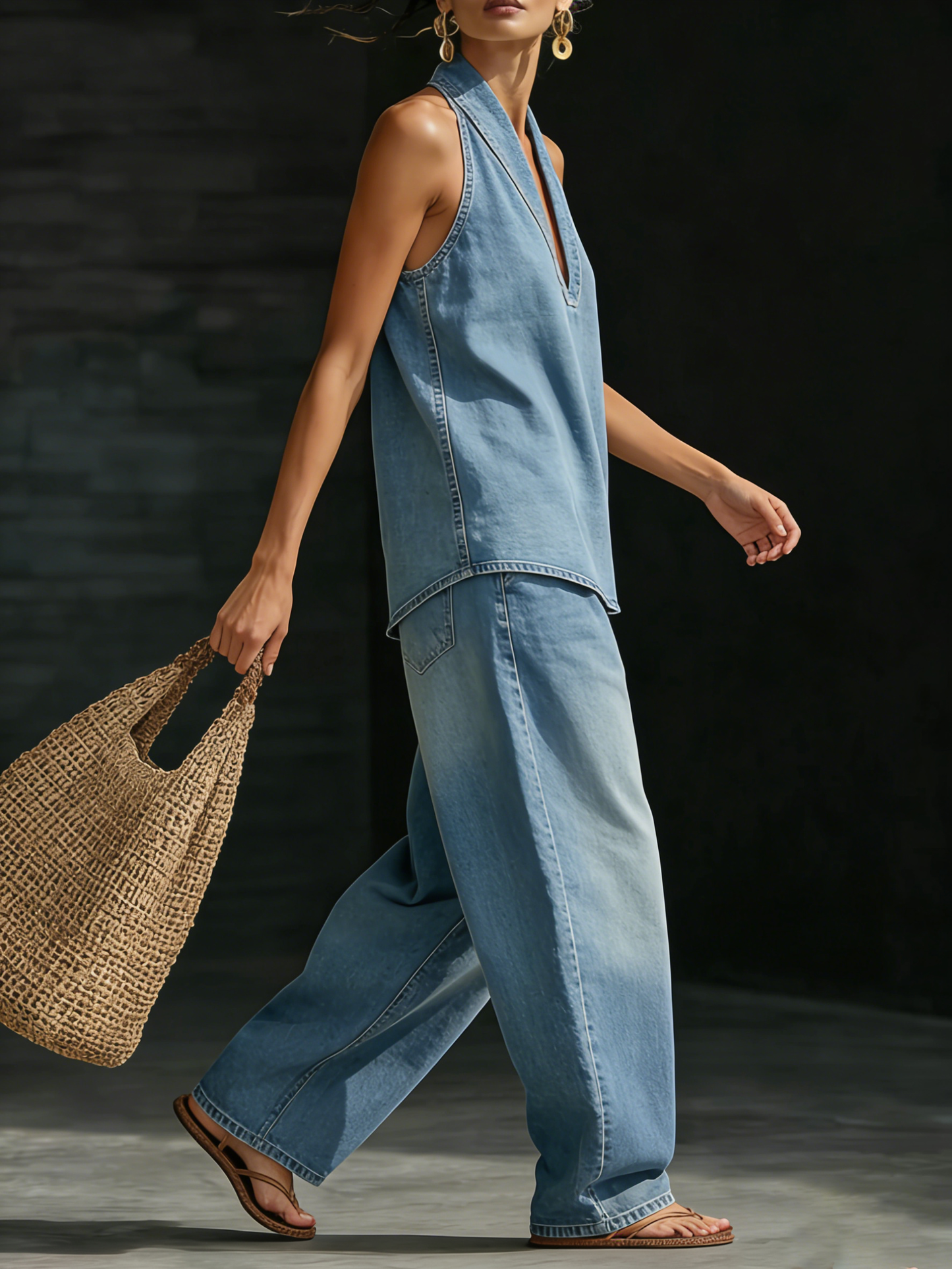 Modern Women’s Denim Set