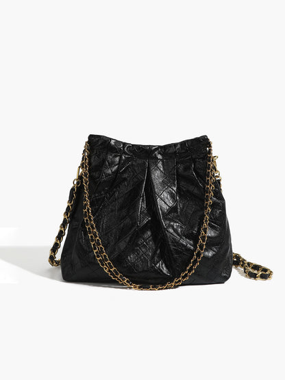 Quilted Chain Shoulder Bag for Elegant Evening Looks