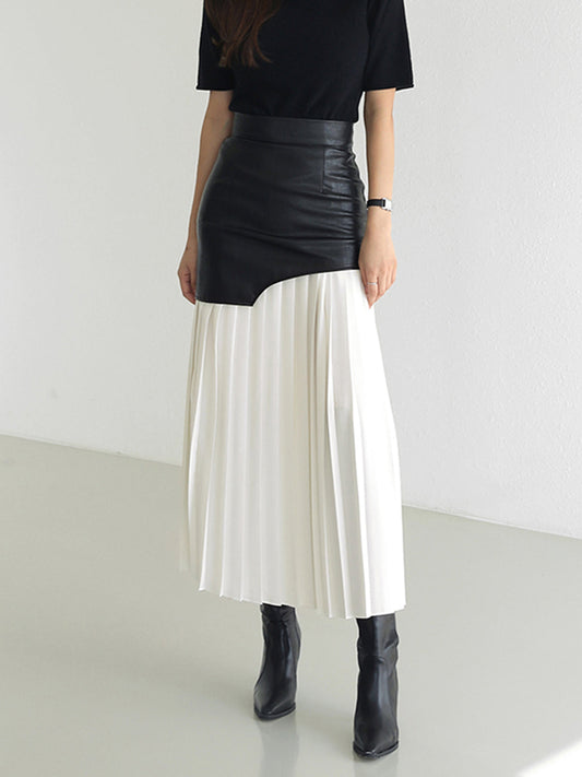 Pleated Maxi Skirt for Elegant Flowing Styling Looks