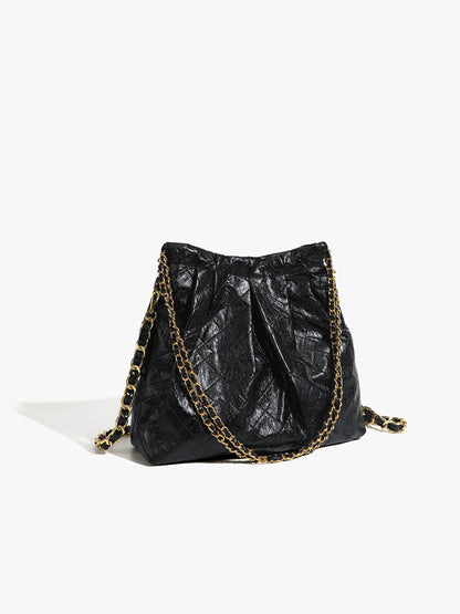 Quilted Chain Shoulder Bag for Elegant Evening Looks