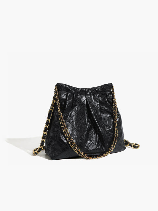 Quilted Chain Shoulder Bag for Elegant Evening Looks