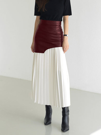 Pleated Maxi Skirt for Elegant Flowing Styling Looks