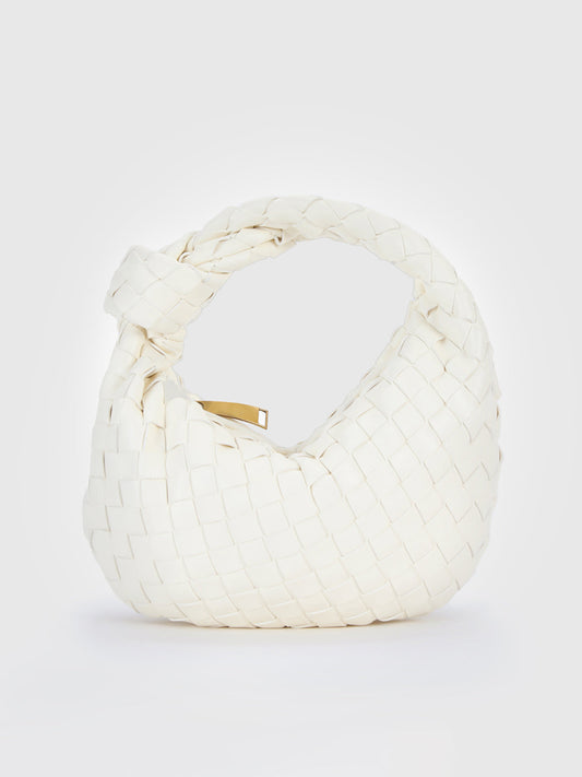 Woven Knot Shoulder Bag for Effortless Summer Styling