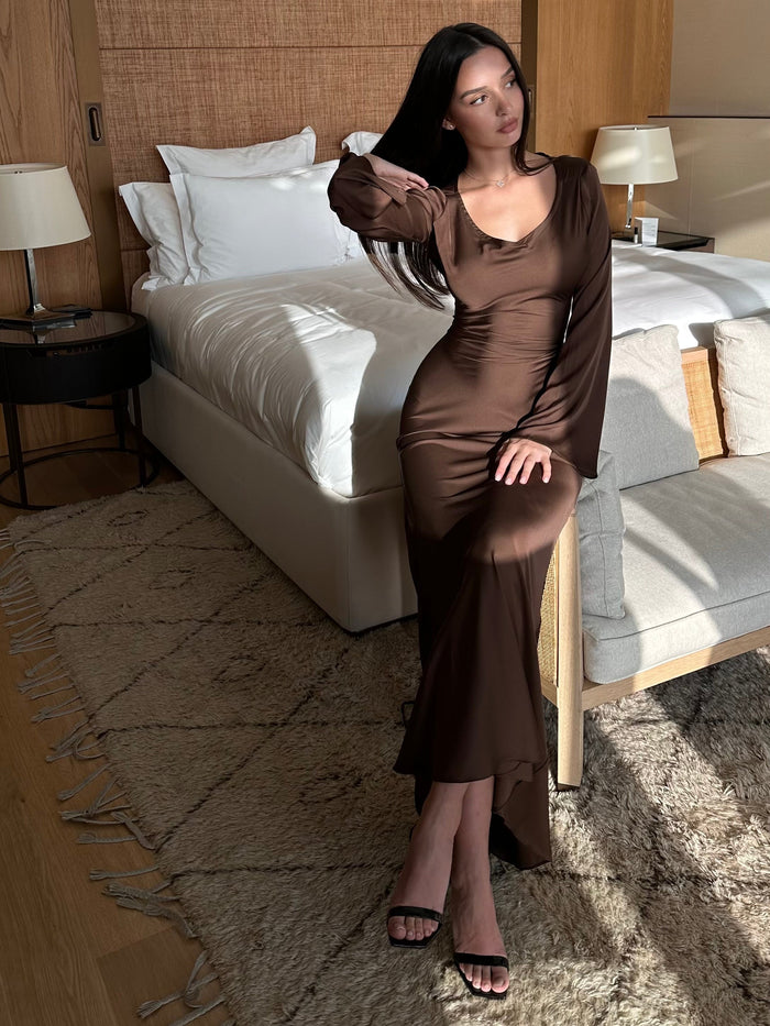 Long Sleeve Maxi Dress for Feminine Everyday Elegance