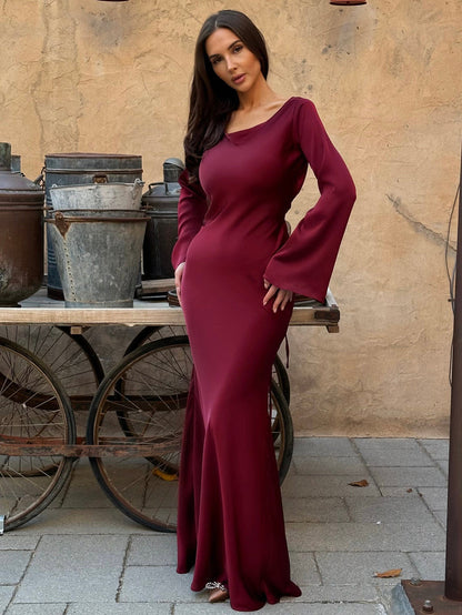 Long Sleeve Maxi Dress for Feminine Everyday Elegance