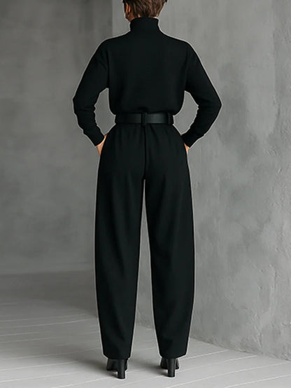 Elegant Women’s Turtleneck Set