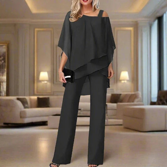 Elegant Women’s Chiffon Set