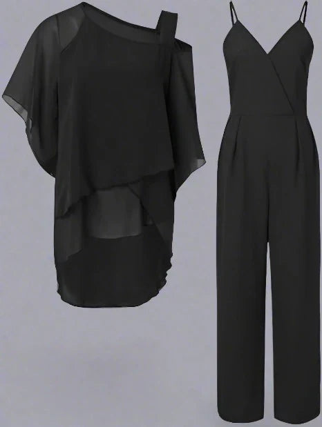 Elegant Women’s Chiffon Set
