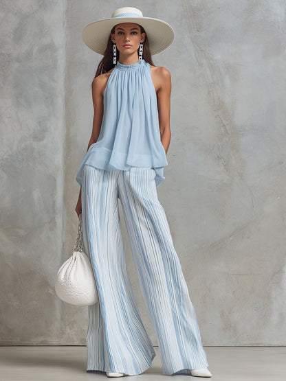 Elegant Women’s Chiffon Set