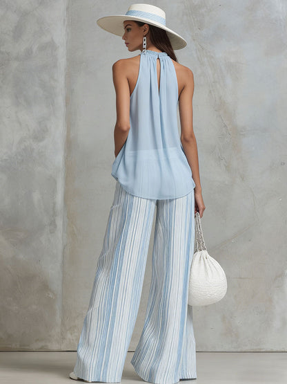 Elegant Women’s Chiffon Set