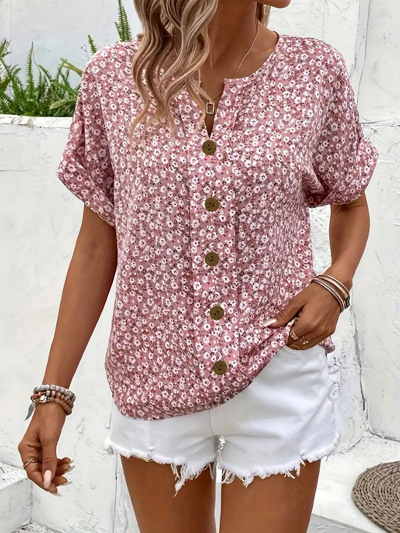 Women's Summer Top – Cropped Cut, Lightweight Material & Airy Design