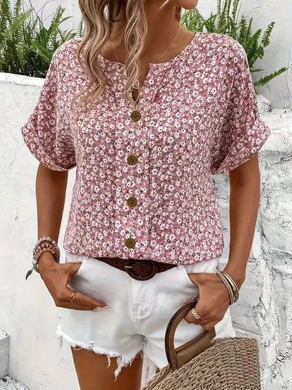 Women's Summer Top – Cropped Cut, Lightweight Material & Airy Design