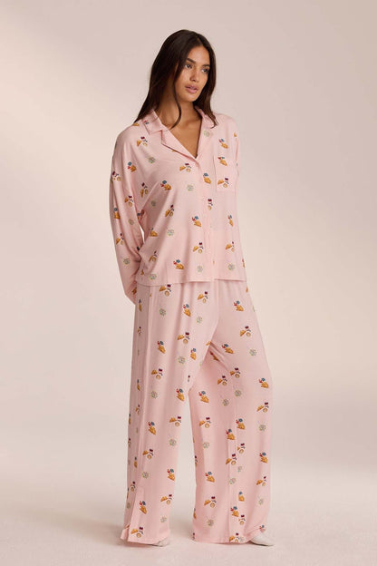 Relaxed Fit Women's Pajama Set for Cozy Comfort
