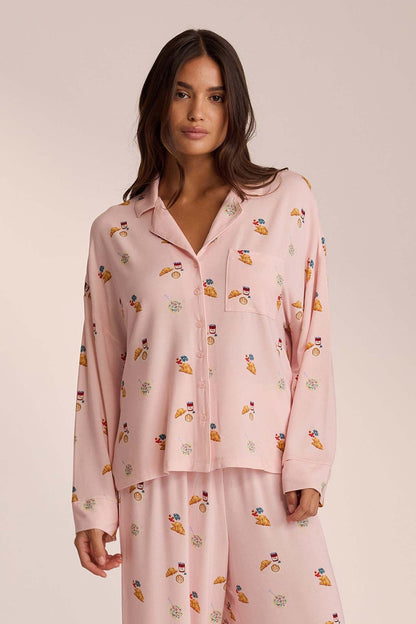 Relaxed Fit Women's Pajama Set for Cozy Comfort