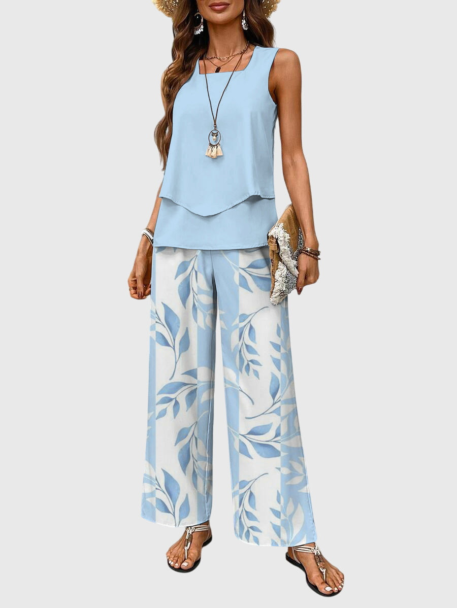 Elegant Two-Piece Summer Set