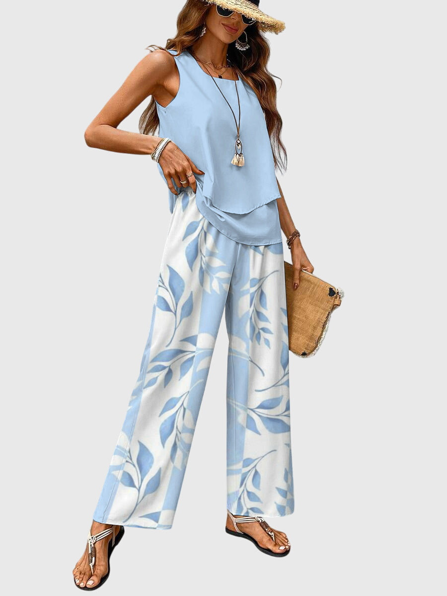 Elegant Two-Piece Summer Set
