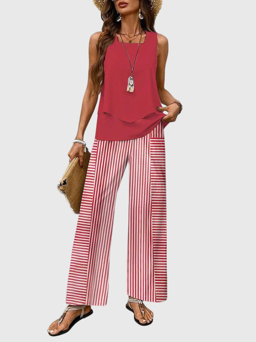 Elegant Two-Piece Summer Set