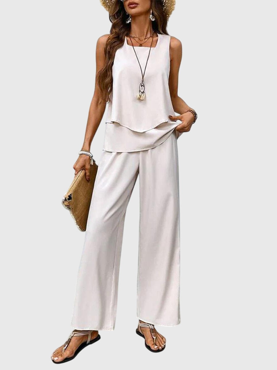 Elegant Two-Piece Summer Set