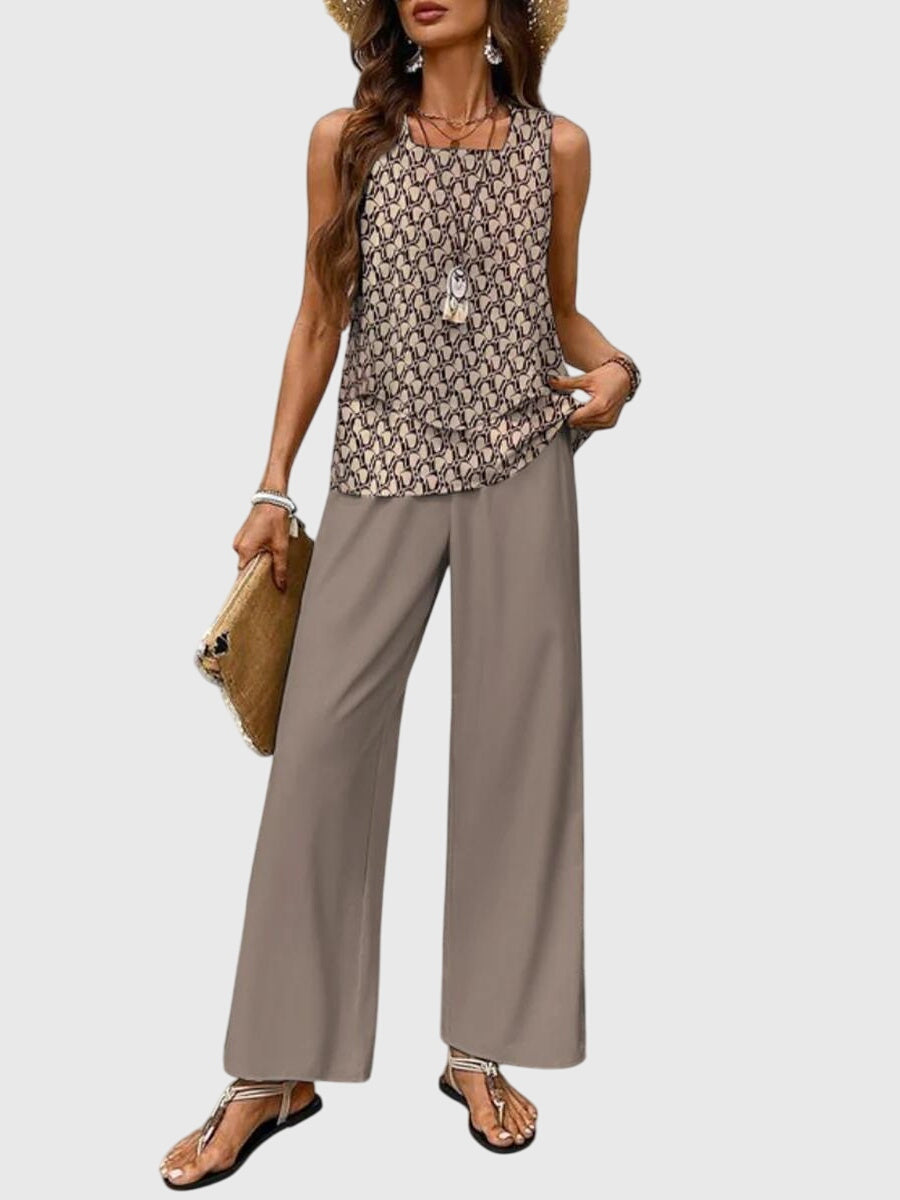 Elegant Two-Piece Summer Set
