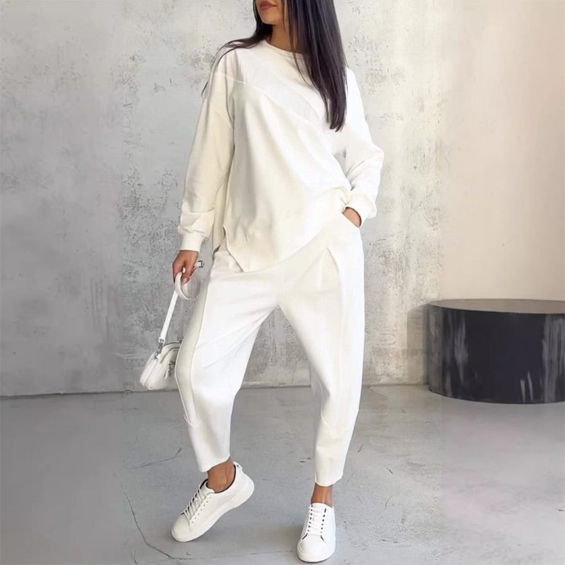 Asymmetrical Two-Piece Comfort Set