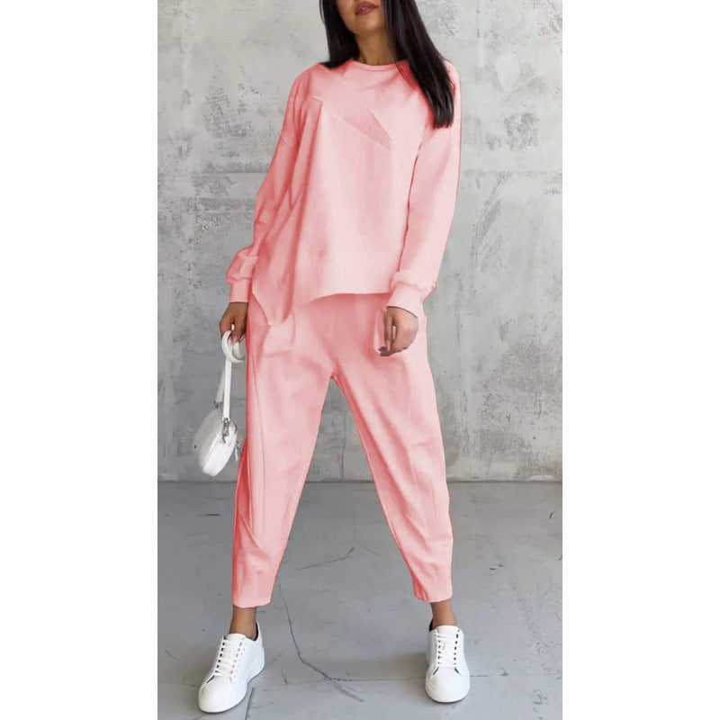 Asymmetrical Two-Piece Comfort Set