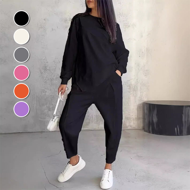 Asymmetrical Two-Piece Comfort Set