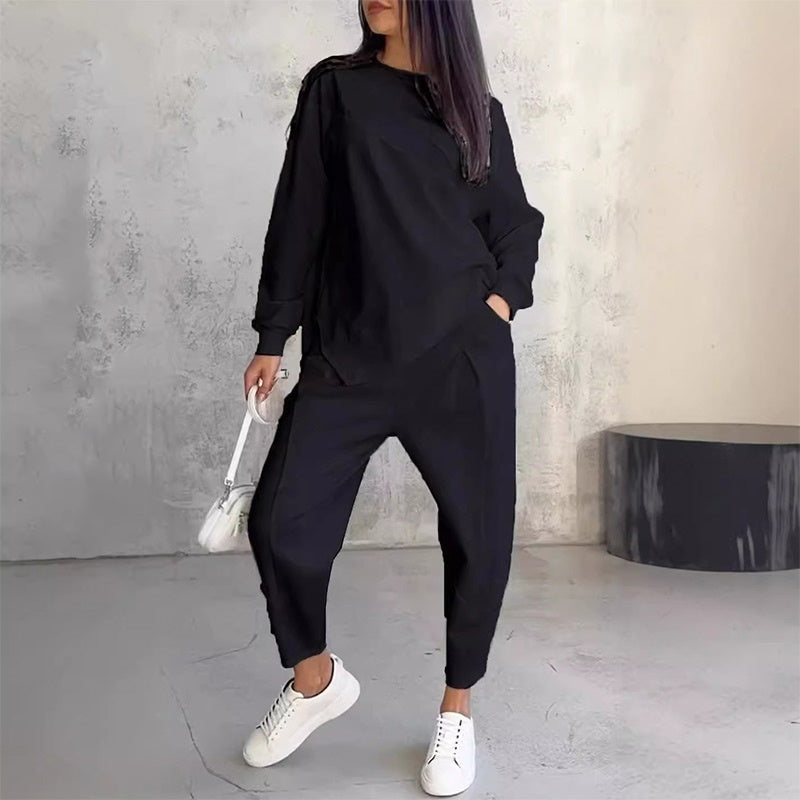 Asymmetrical Two-Piece Comfort Set