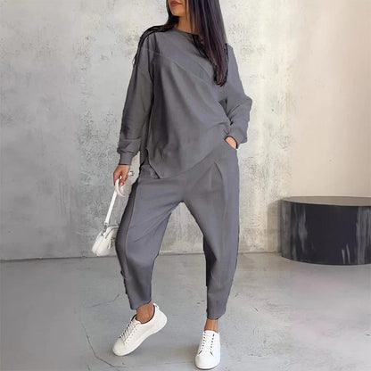 Asymmetrical Two-Piece Comfort Set
