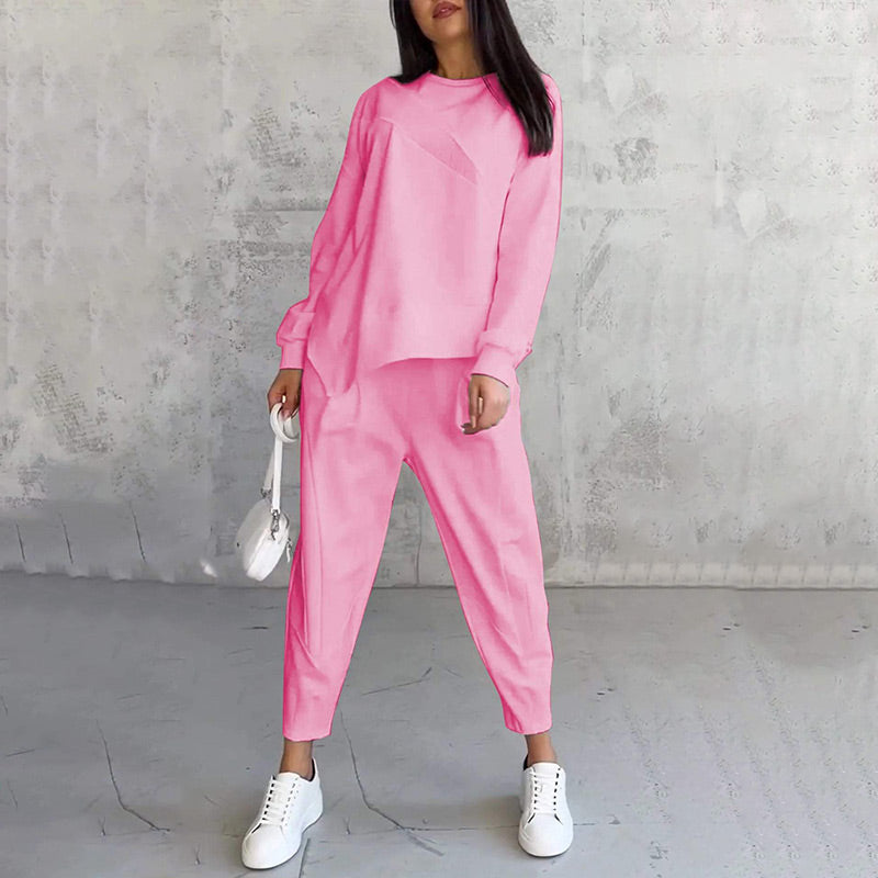 Asymmetrical Two-Piece Comfort Set