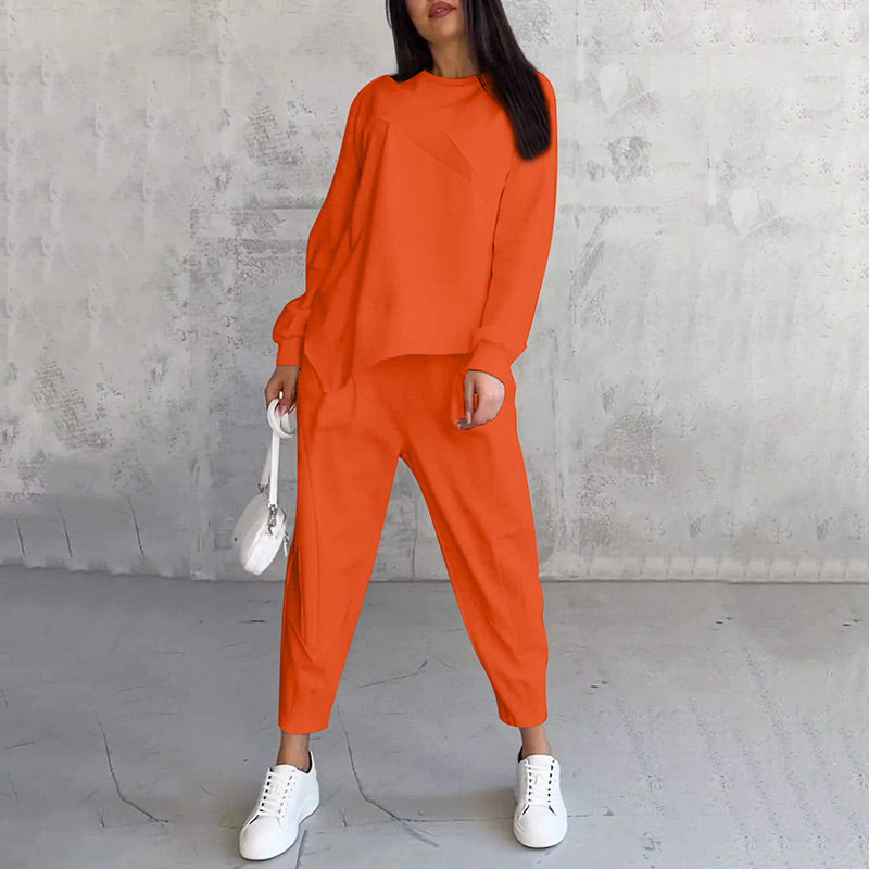 Asymmetrical Two-Piece Comfort Set