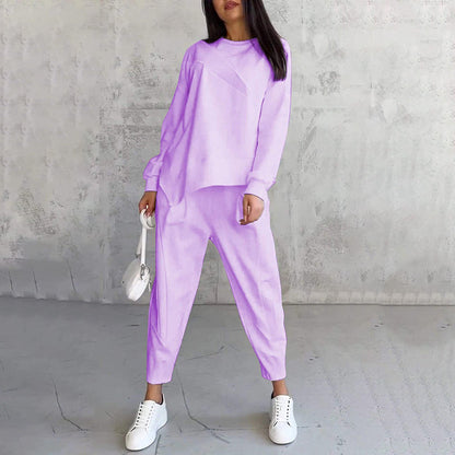 Asymmetrical Two-Piece Comfort Set