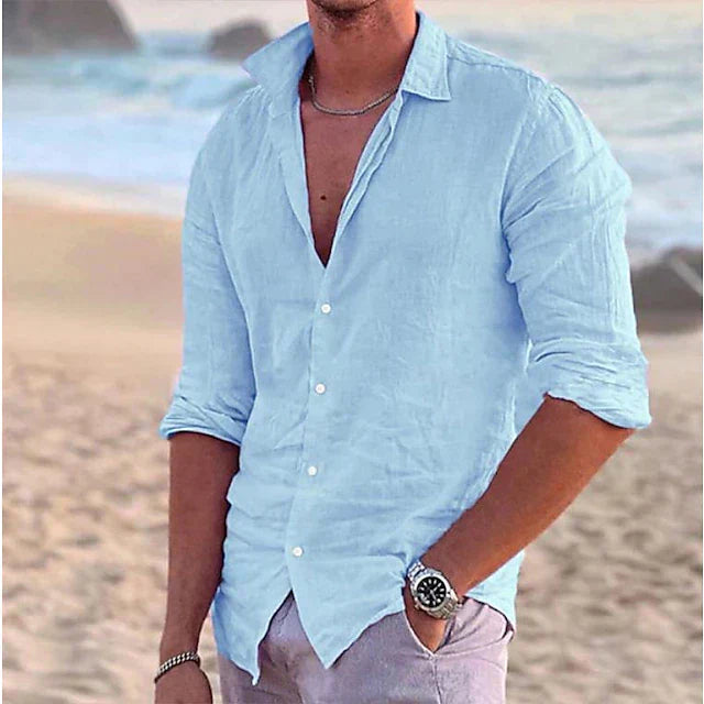 Men’s Long Sleeve Summer Shirt
