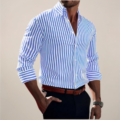 Men’s Long Sleeve Striped Shirt
