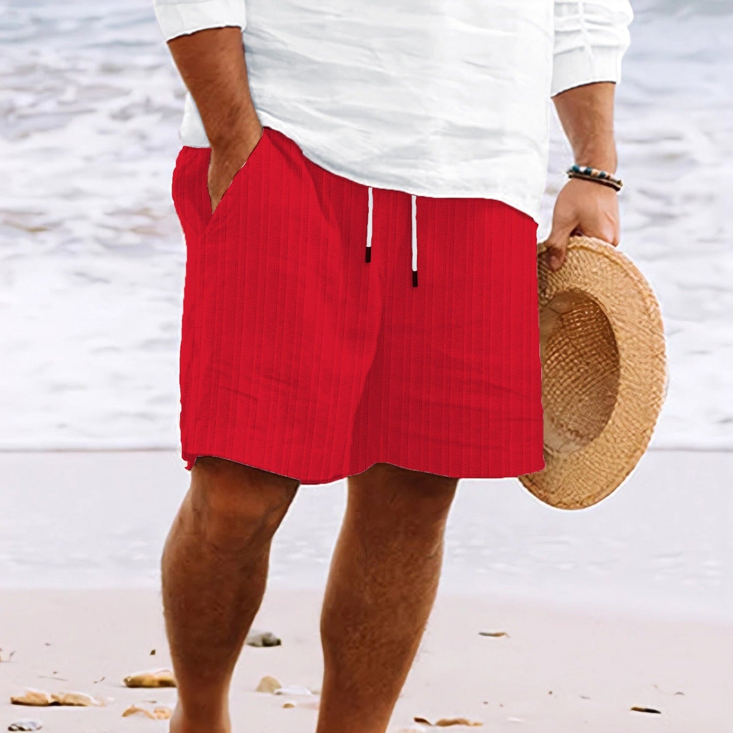 Men’s Striped Summer Shorts